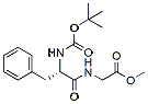 Molecular structure of the compound: Boc-phe-gly-ome