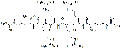 Molecular structure of the compound: Hexa-D-arginine