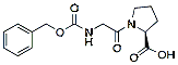 Molecular structure of the compound: Z-Gly-Pro