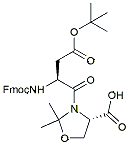 Molecular structure of the compound: Fmoc-asp(otbu)-ser(psi(me,me)pro)-OH
