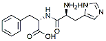 Molecular structure of the compound: L-Histidyl-L-phenylalanine