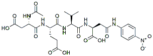 Molecular structure of the compound: Ac-DEVD-pNA