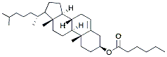 Molecular structure of the compound: Cholesterol Hexanoate