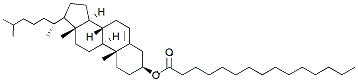 Molecular structure of the compound: Cholesteryl Pentadecanoate